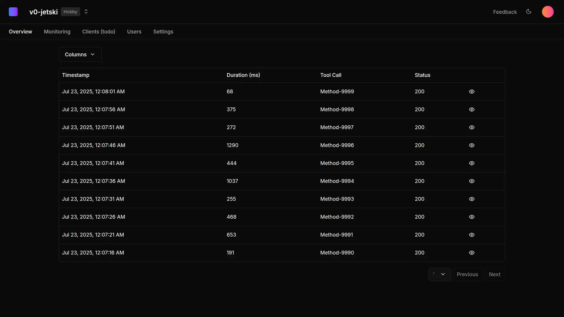 hyprmcp MCP Logs